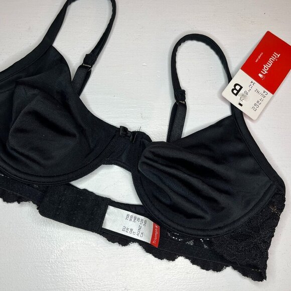 TRIUMPH Women's Black Underwire Bra - Size 34B - NWT $39 - Picture 4 of 4
